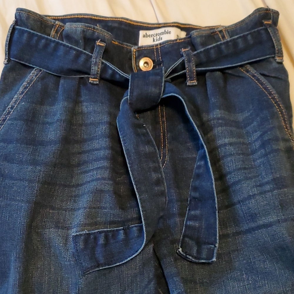Abercrombie kids high rise mom jean